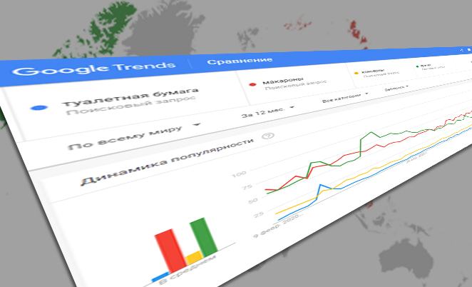 Изображение Google Trends