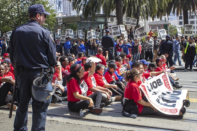 labor day protest