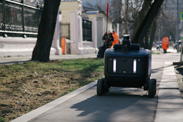 Ровер Яндекс в городе Изображение Ровер Яндекс в городе